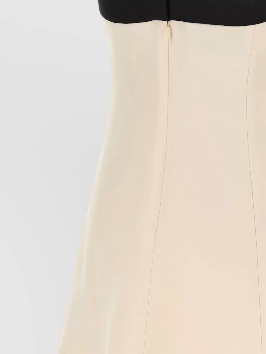 Valentino Garavani Silk Wool Sleeveless Mini Dress