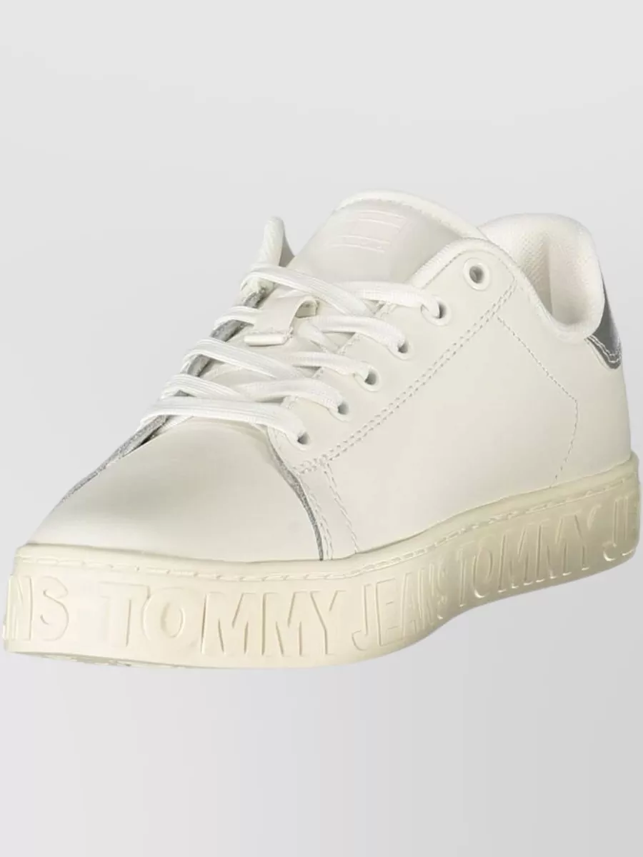 Tommy Hilfiger Leather Lace-Up Sneakers