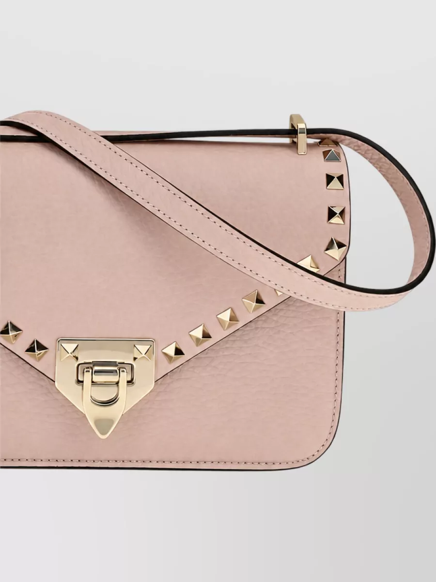 Valentino Garavani Rockstud Spike Mini Leather Clutch Bag
