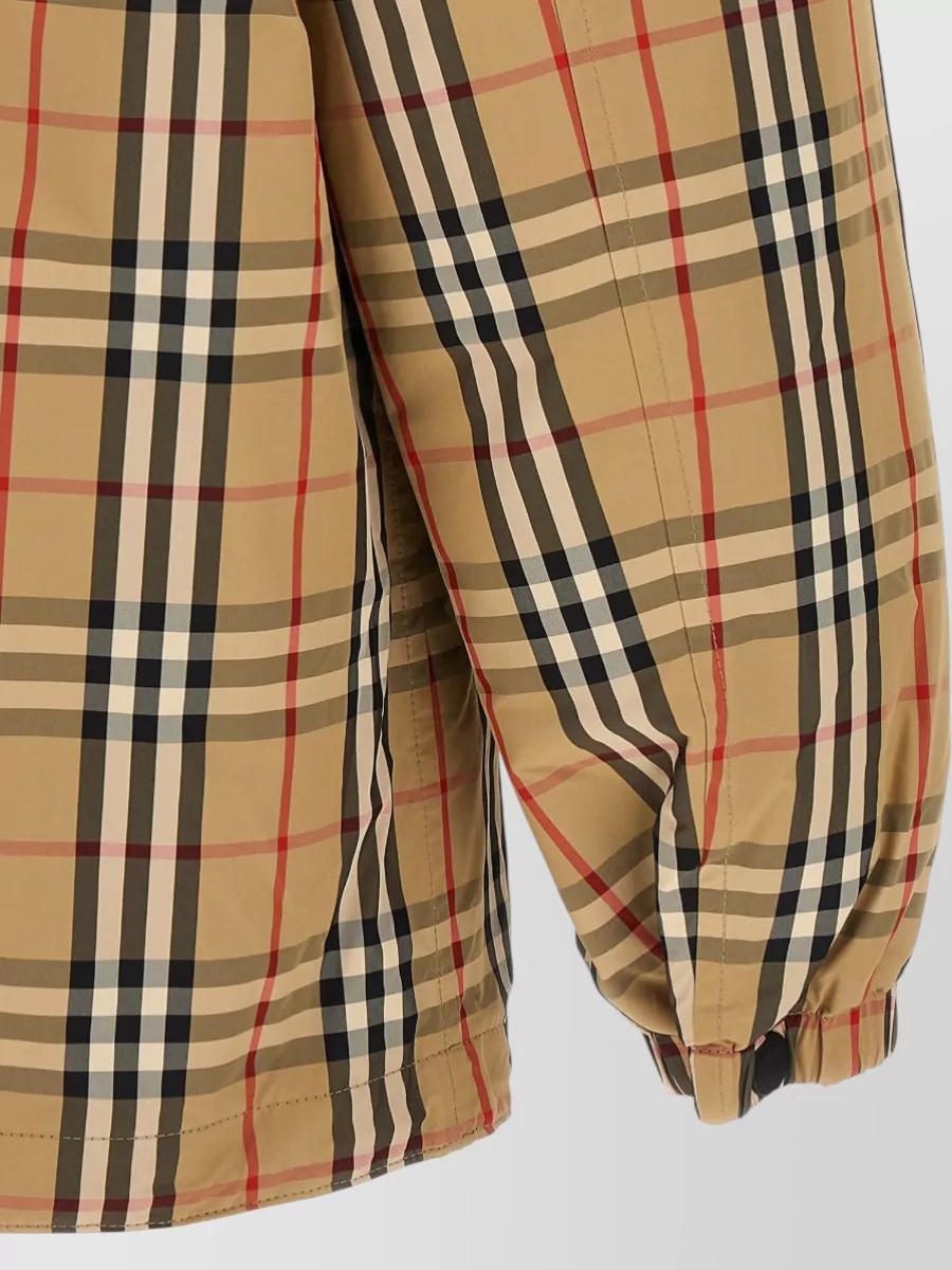 Burberry Rainford Hooded Reversible Jacket Elastic Cuffs
