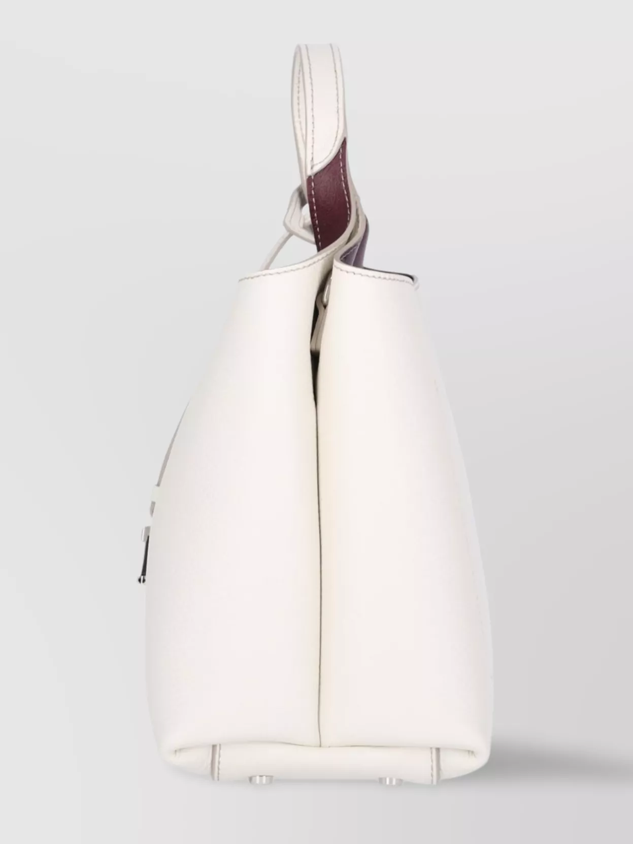 Tod's Handbag With Adjustable Strap And Top Handle In White