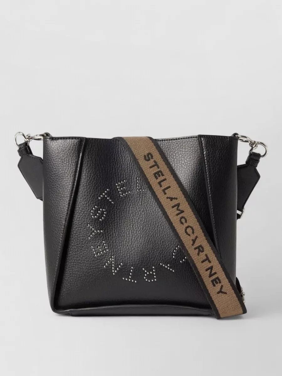 Stella Mccartney Eco Embossed Logo Crossbody Bag