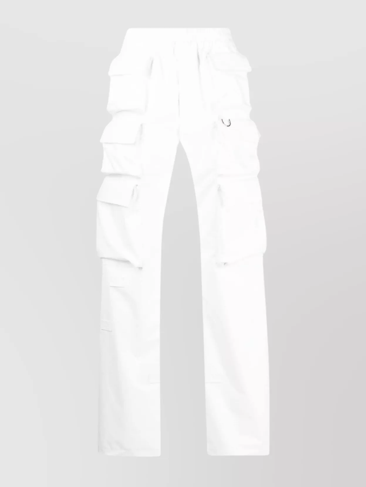 Shop Givenchy Versatile High-waisted Cargo Trousers In White