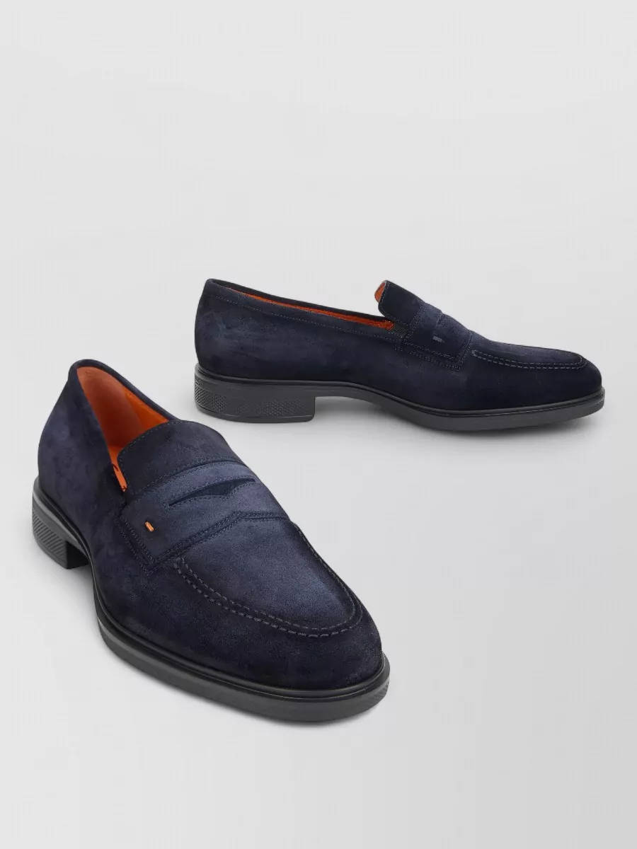 Santoni suede loafers