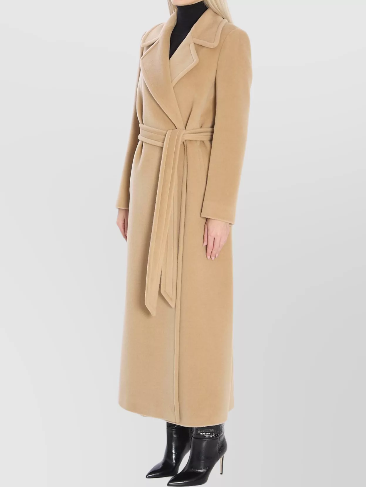 Tagliatore Maxi Coat With Belt Loops And Pockets