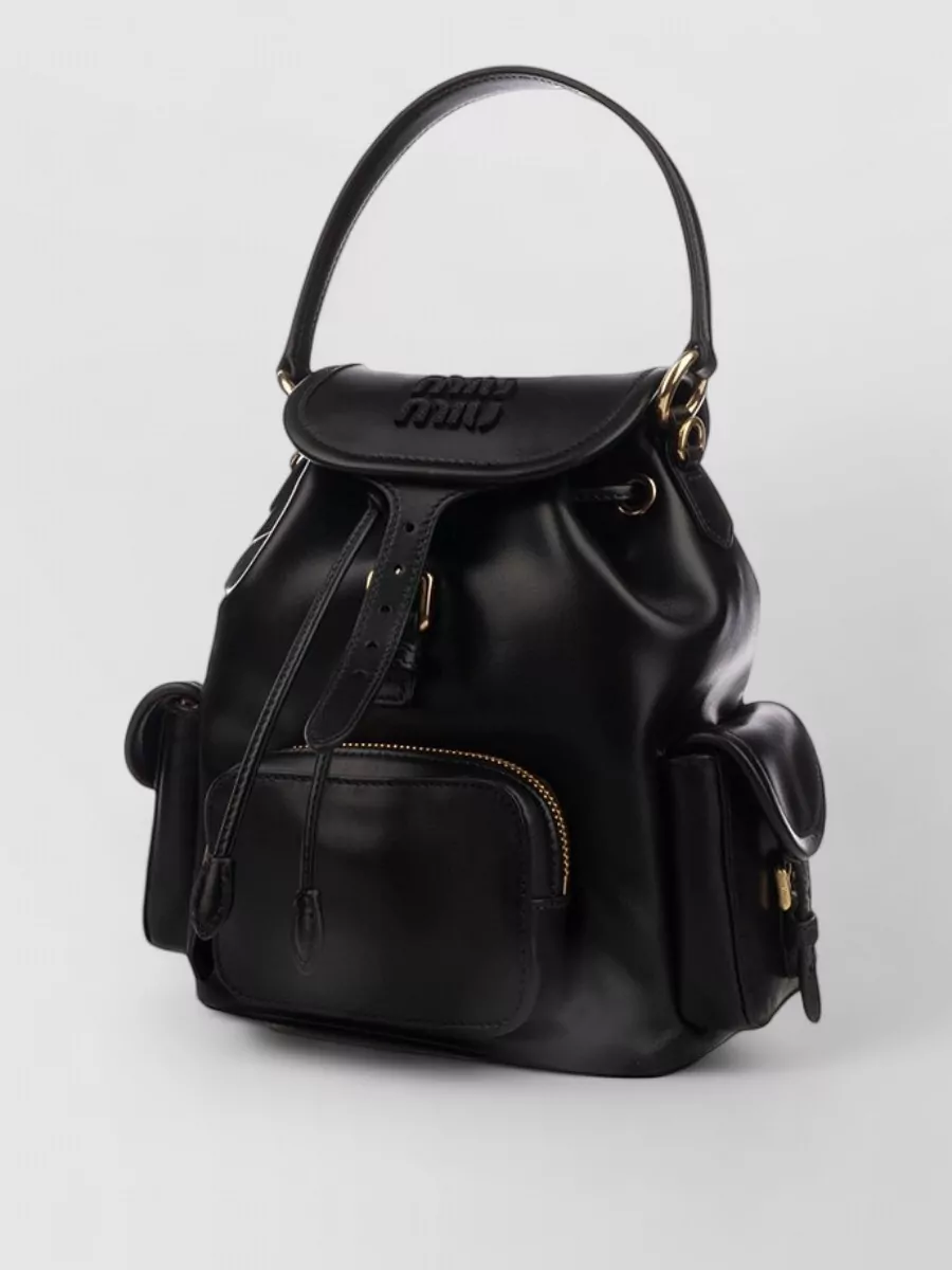 Miu Miu Leather Bucket Bag