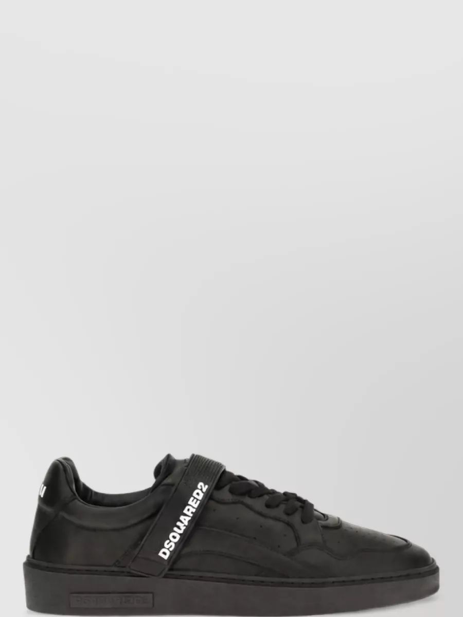 Dsquared2 Calf Leather Low-Top Sneakers