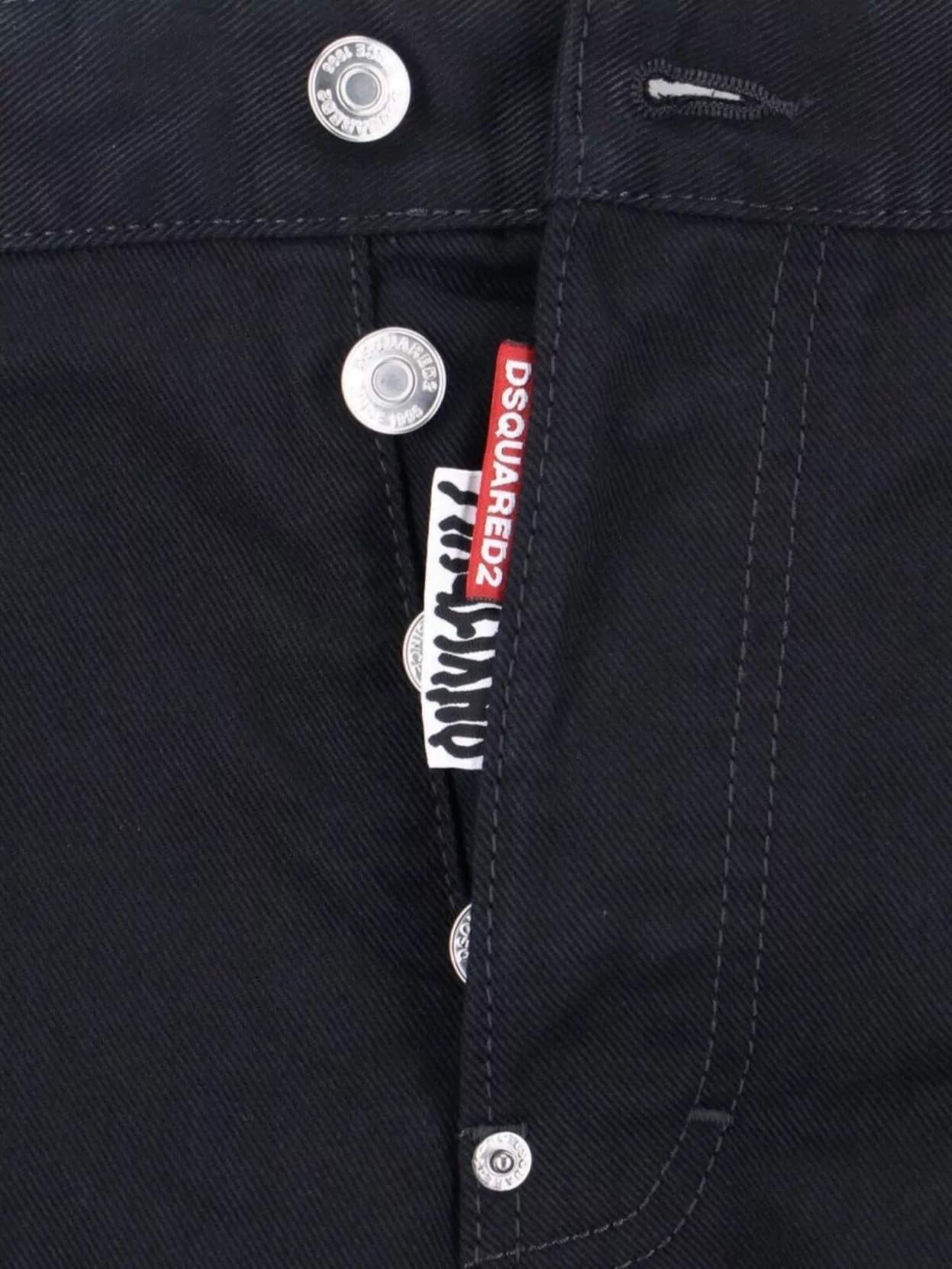 Dsquared2 Straight Trousers With Pockets And Belt Loops