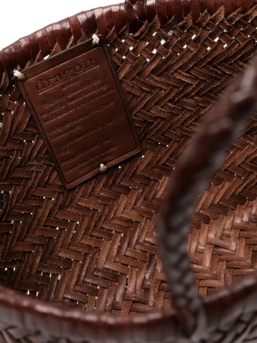 Dragon Diffusion Mini Flat Gora Leather Beach Bag