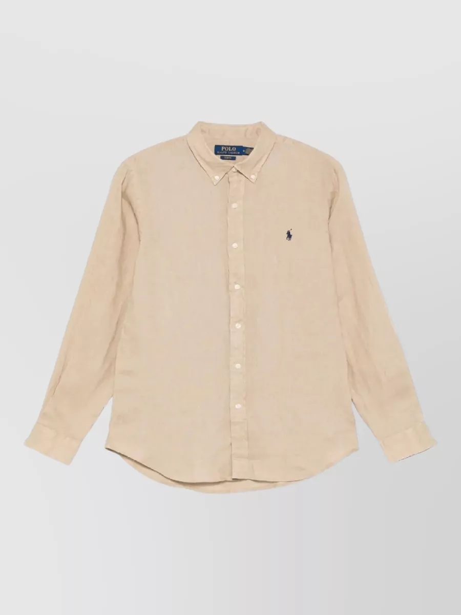 Polo Ralph Lauren linen long-sleeve shirt