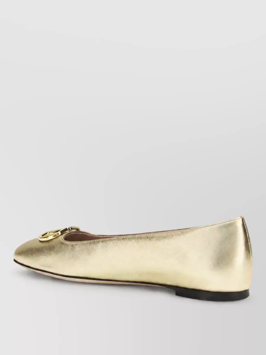Valentino Garavani Leather Ballerina Shoes
