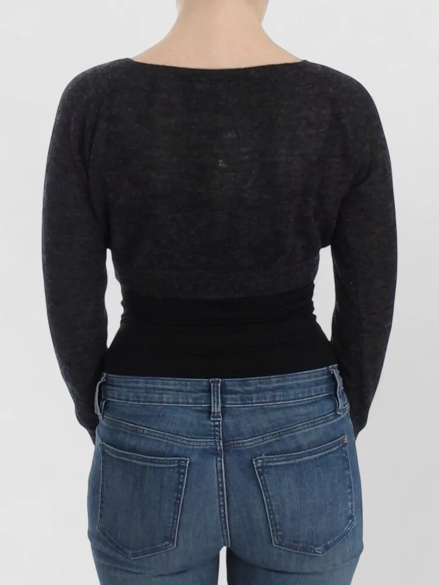 Ermanno Scervino Wool Knit Cropped Cardigan