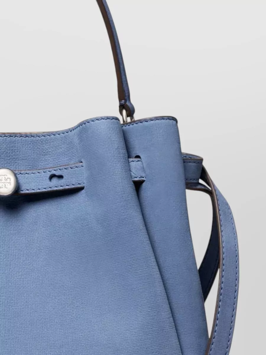 Tory Burch Romy Lamb Leather Bucket Bag