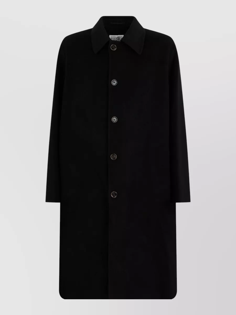 Mm6 Maison Margiela wool single-breasted coat