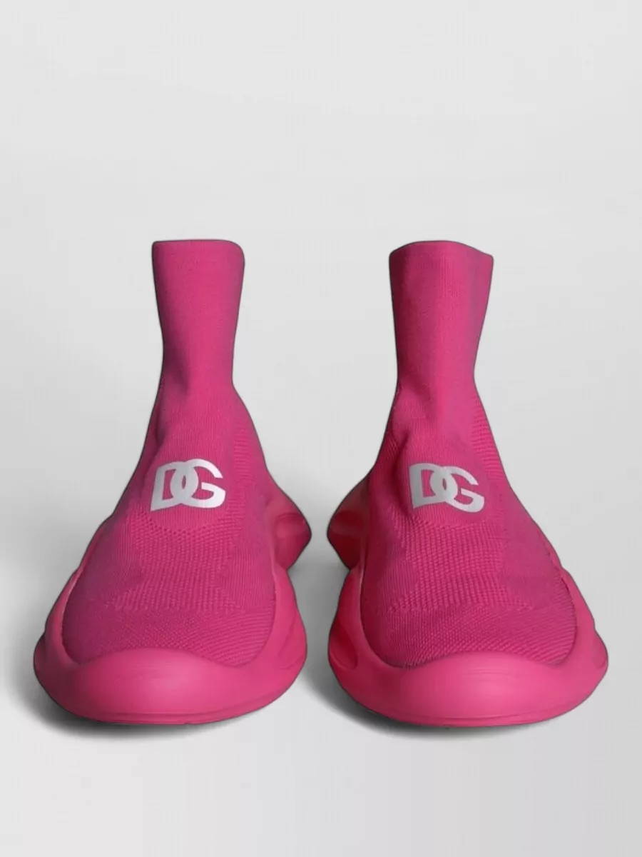 Dolce&Gabbana logo print sock high-top sneakers