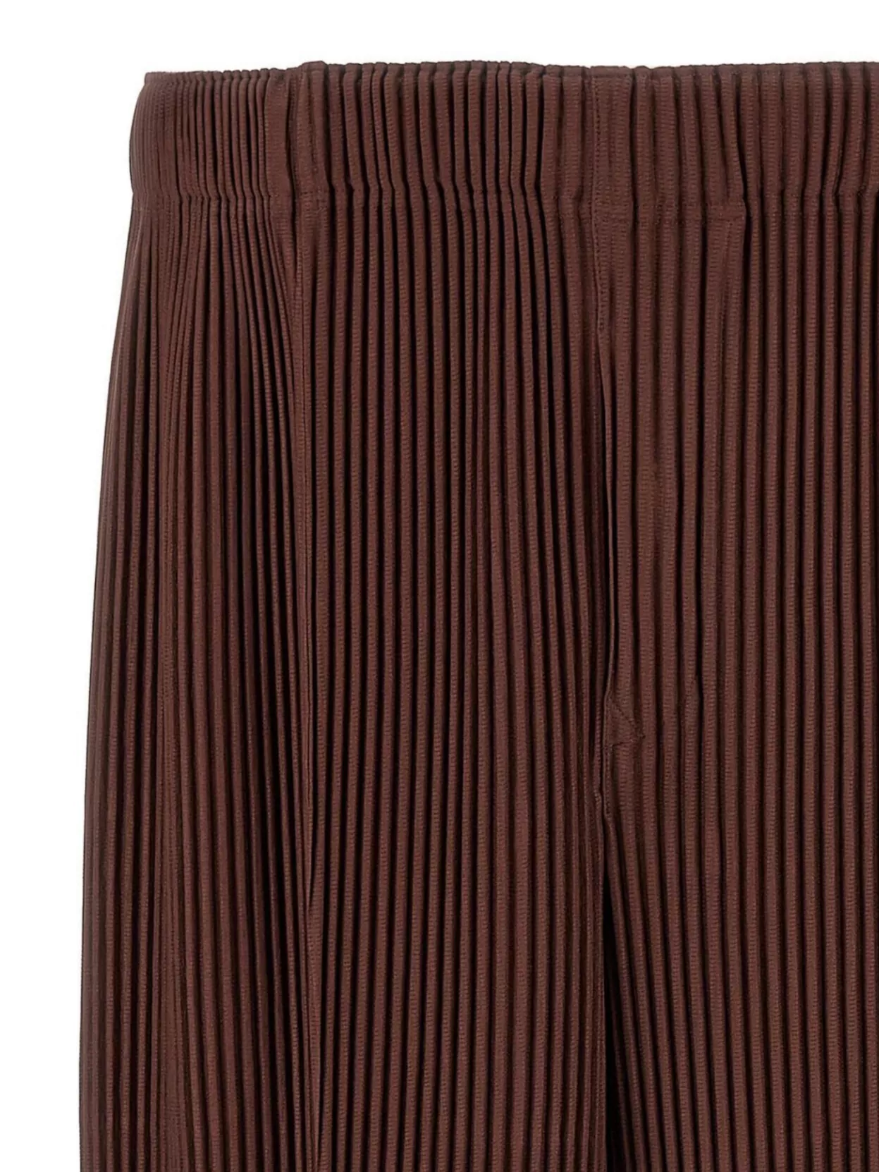 ISSEY MIYAKE 'FEBRUARY MC' WIDE LEG PLEATED TROUSERS 