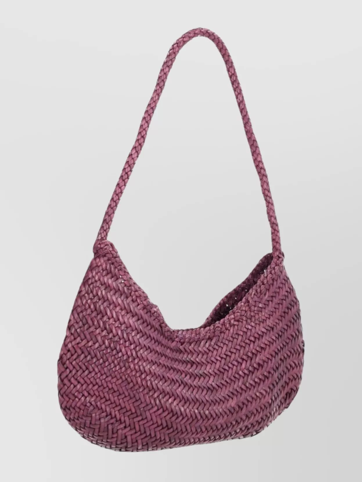 Dragon Diffusion Curved Shoulder Bag Woven Texture