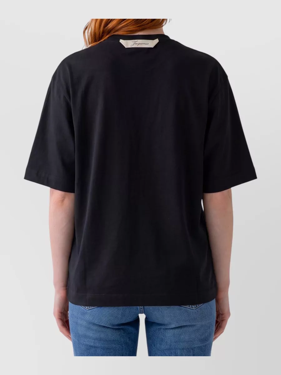 Jacquemus Ribbed Crew Neck Short Sleeve T-Shirt