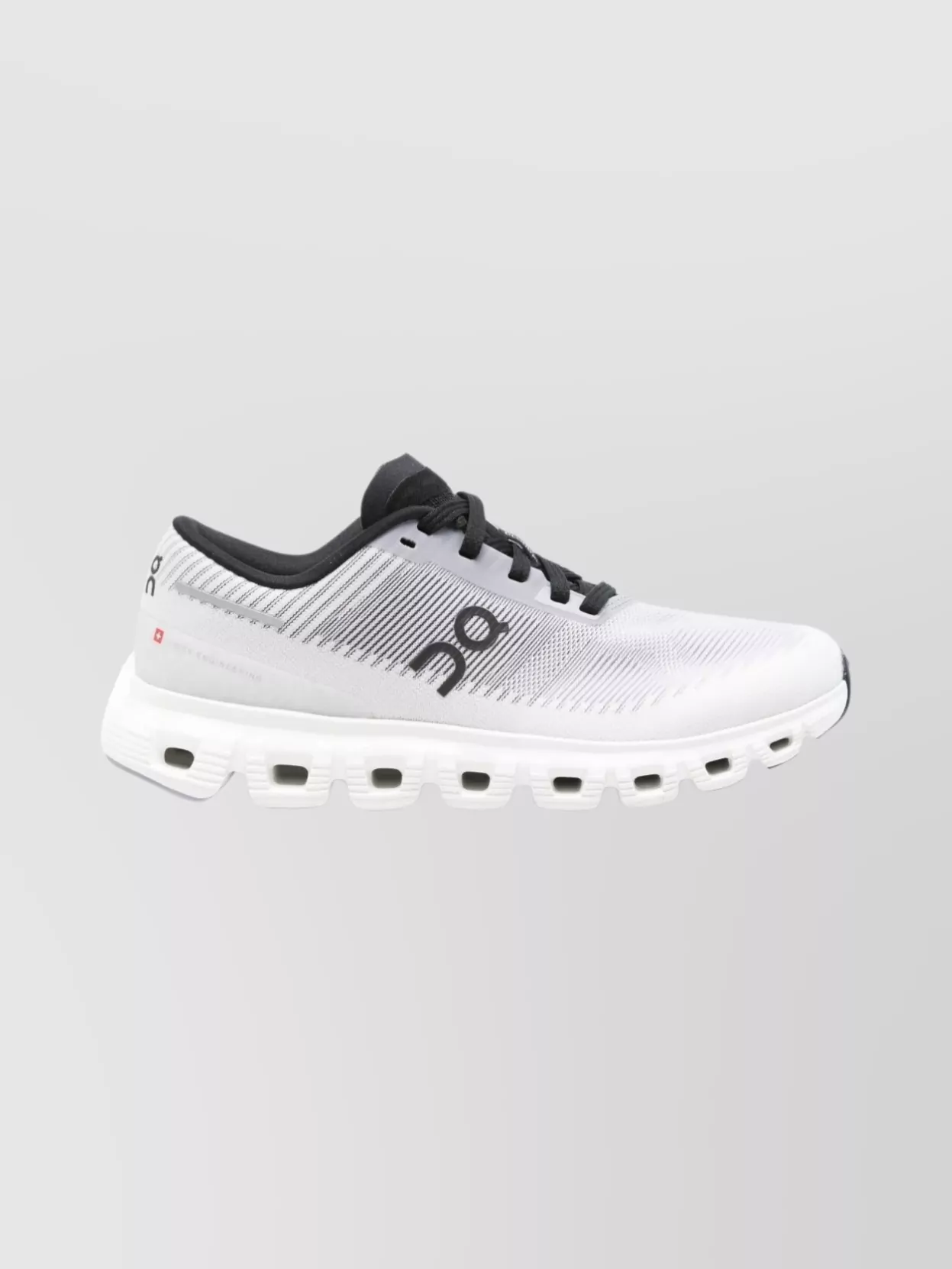 On Cloud 6 Push Panelled Mesh Sneakers In Gray