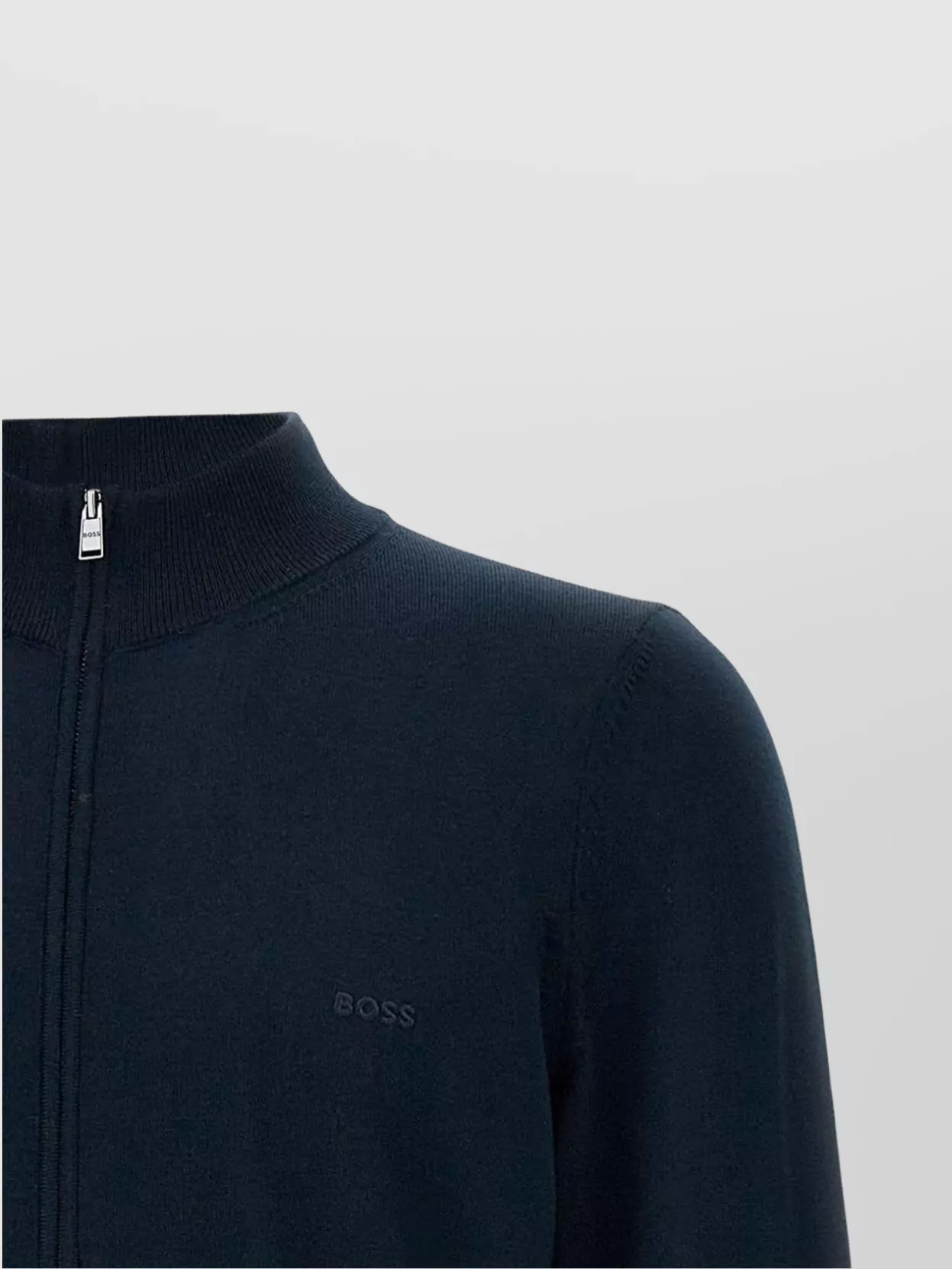 Boss 'High Collar Wool Pullover'