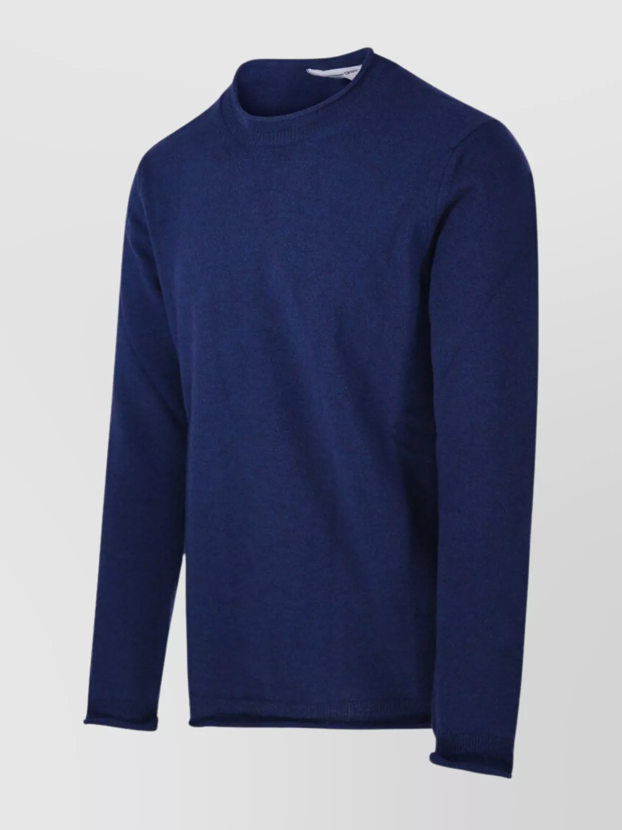 Comme Des Garçons Round Neck Long Sleeve Ribbed Sweater
