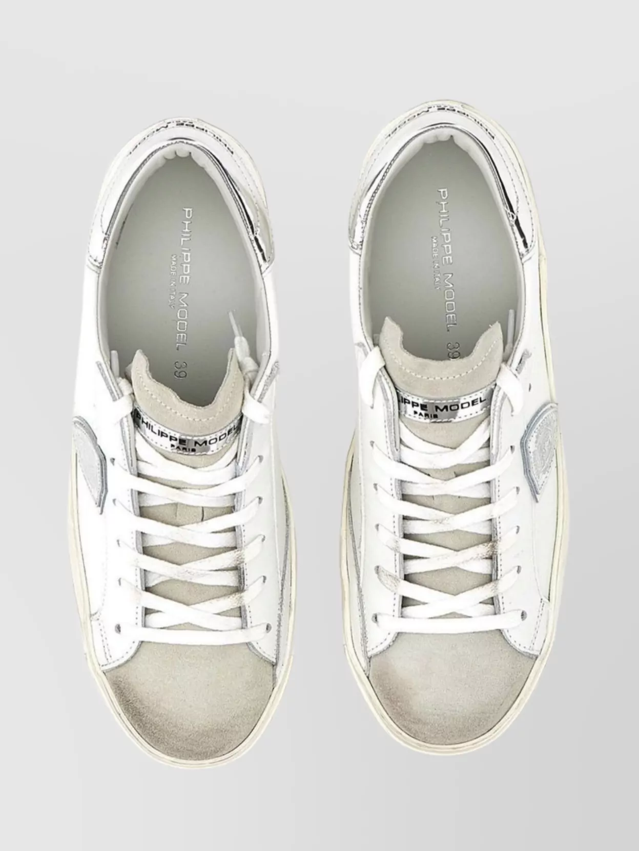 Philippe Model High Sole Asymmetrical Design Sneakers
