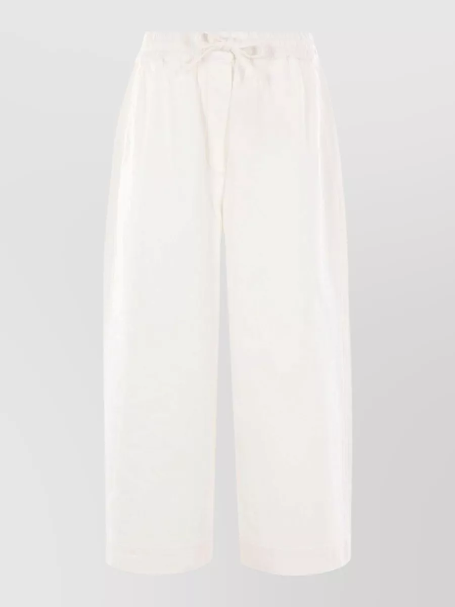 Loewe Paula's Ibiza Cotton Cropped Straight Leg Trousers