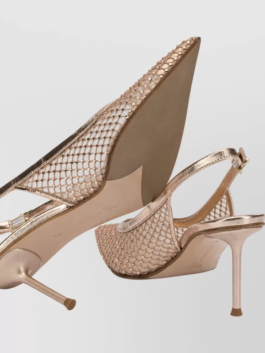 Sergio Levantesi Leather Slingback Pumps