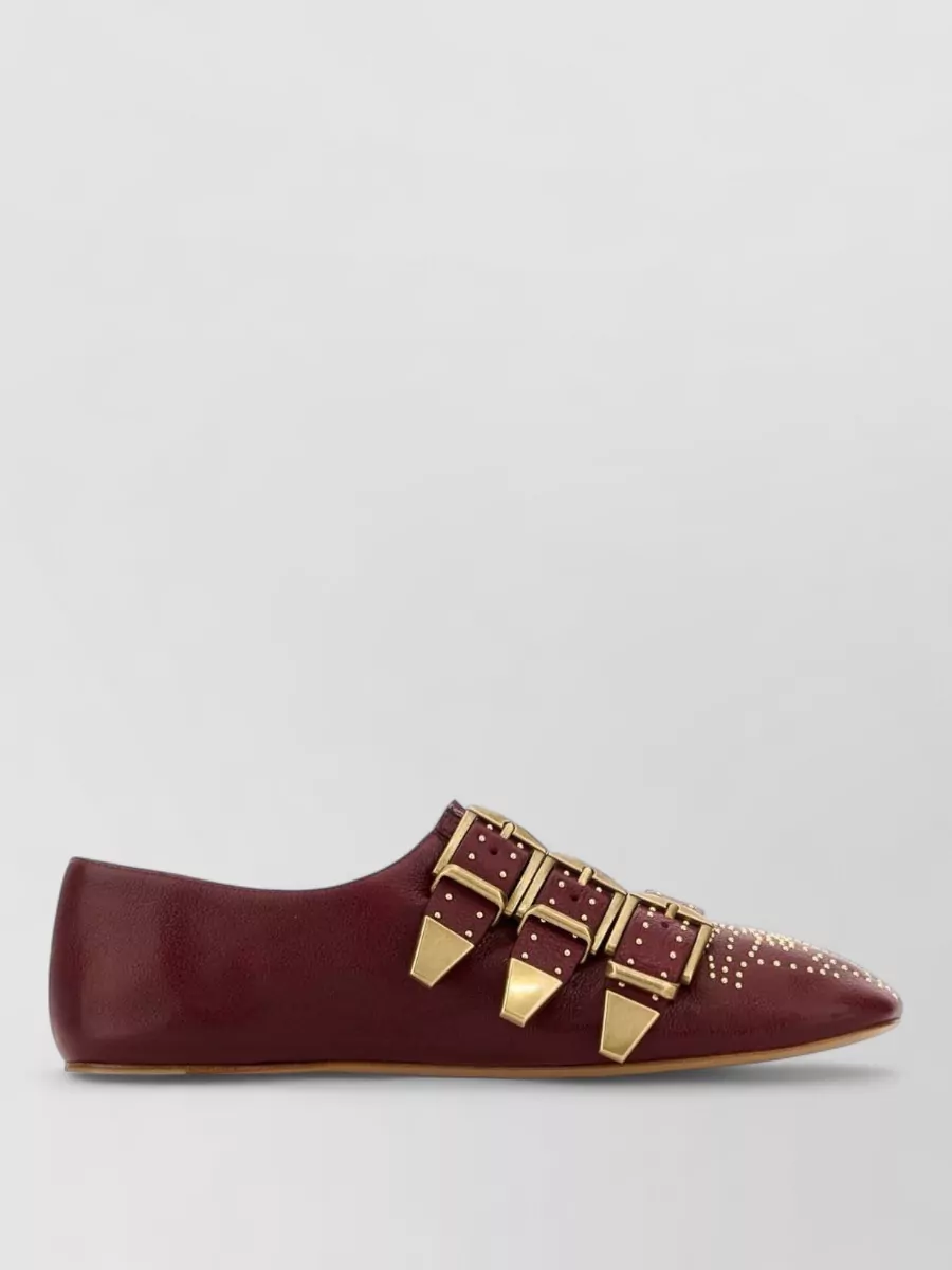 Chloé Leather Ballerina Shoes