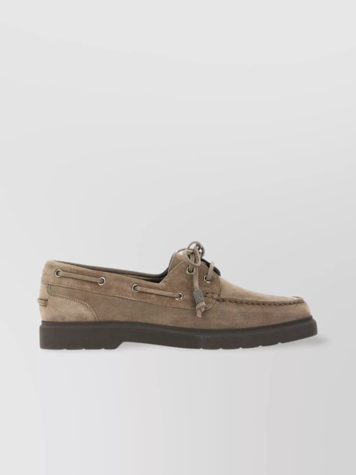 Brunello Cucinelli "Sailor's Penny" Loafer Featuring Lace Detail