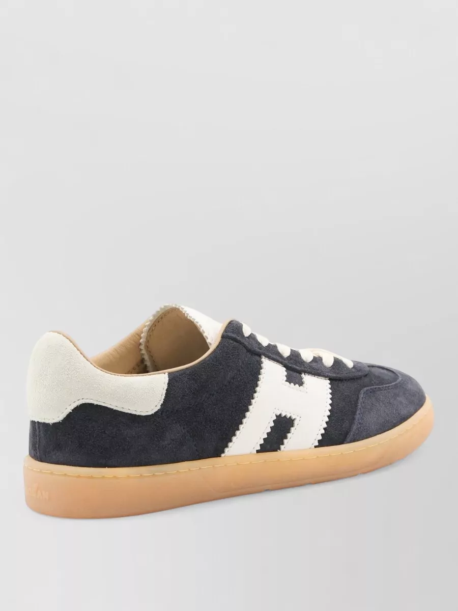 Hogan Low Top Sneakers Suede Upper Rubber Sole