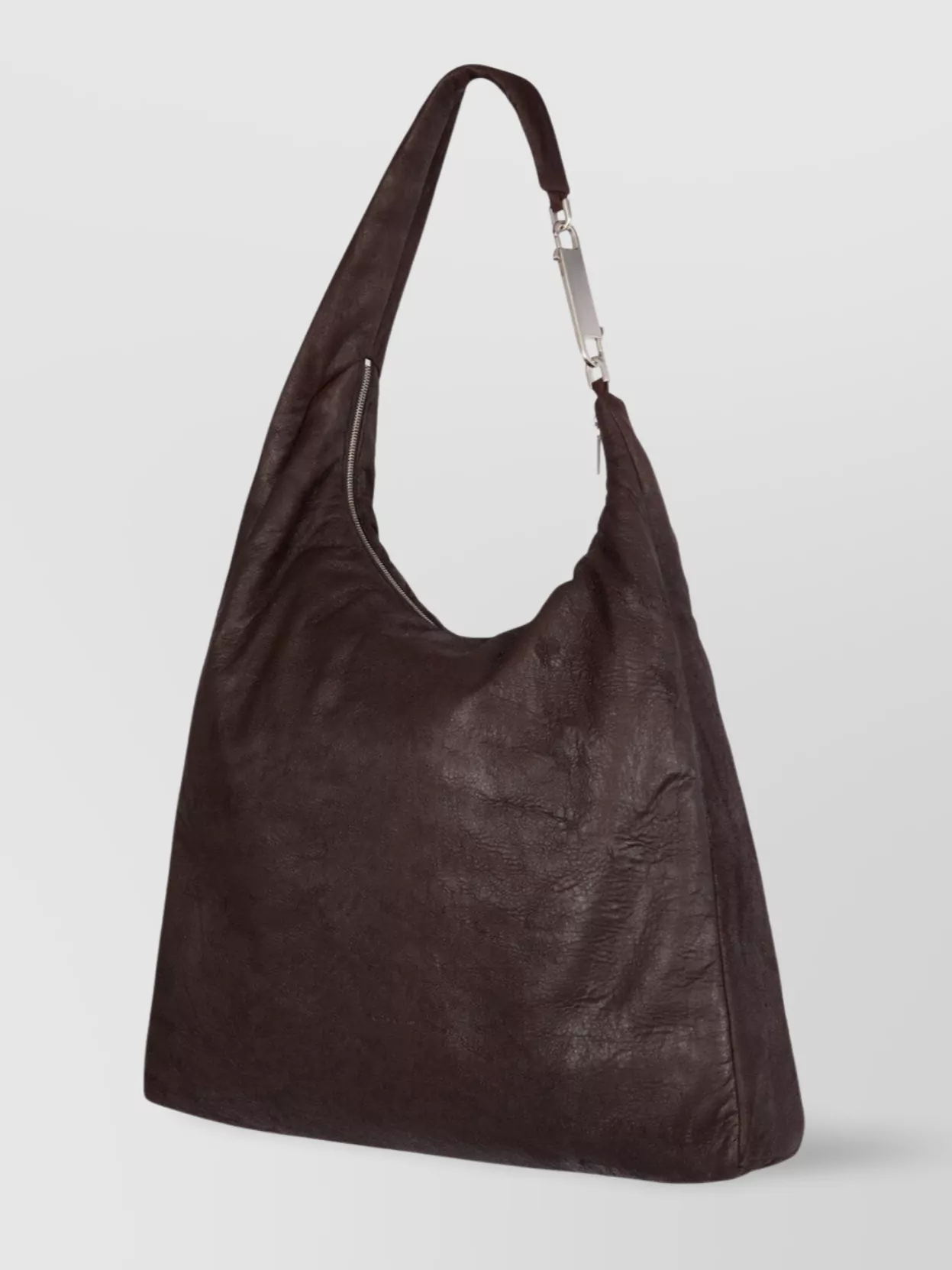 Rick Owens Gemini Bag Black Leather Shoulder Bag