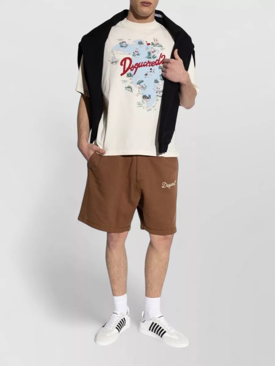 Dsquared2 Leather Low-Top Sneakers