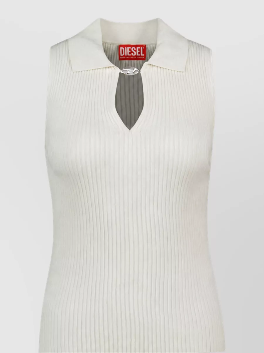 Diesel Silk sleeveless knitted top