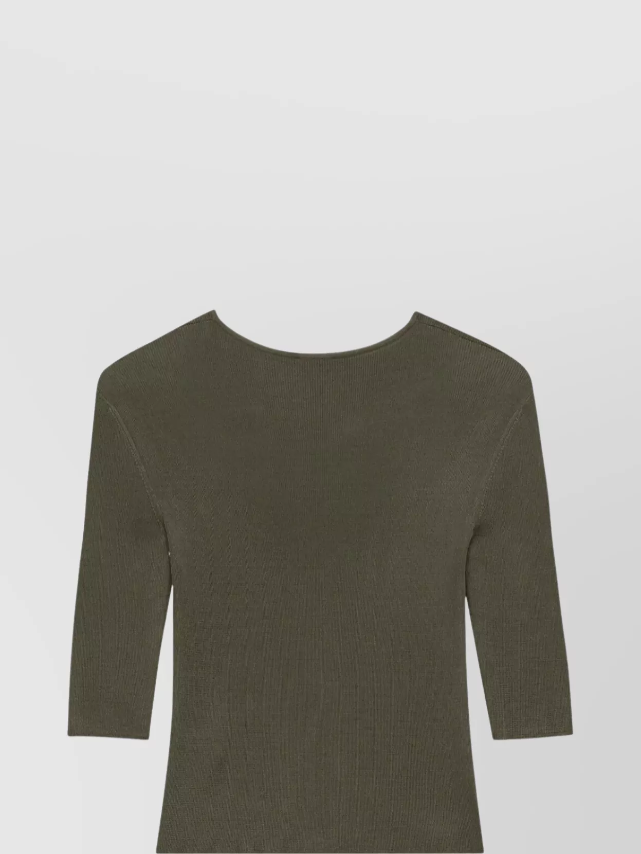 Saint Laurent Semi-Sheer Knitted Top Cassandre