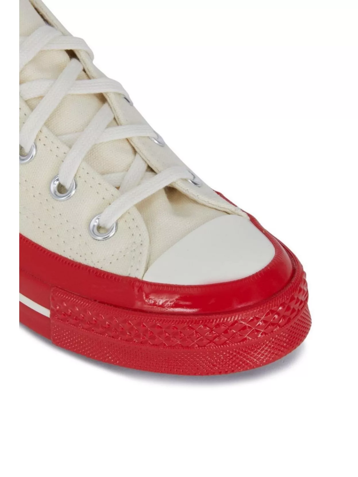 Comme Des Garçons Play Low-top Canvas Sneaker Rubber Sole