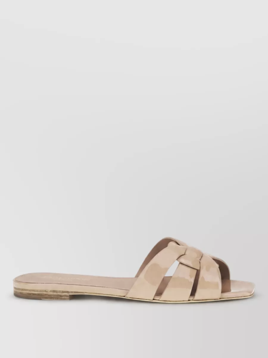 Saint Laurent leather mules