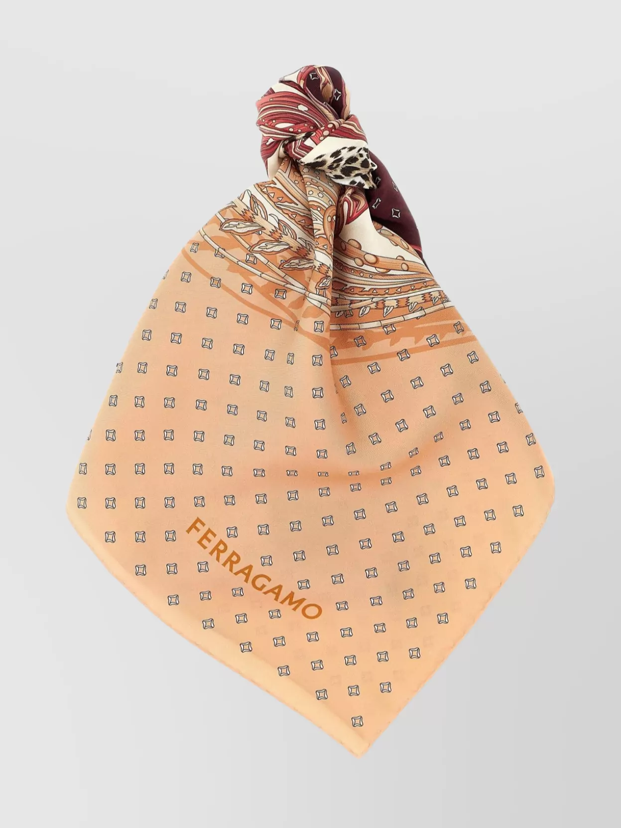 Ferragamo Madras Print Scarf