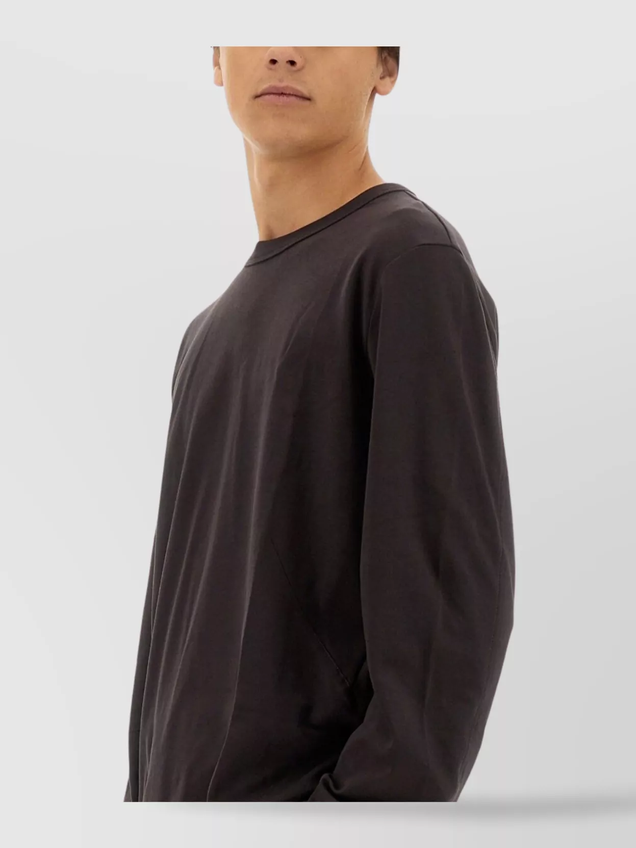 Helmut Lang Apex Crew Neck Graphic Print Long Sleeves