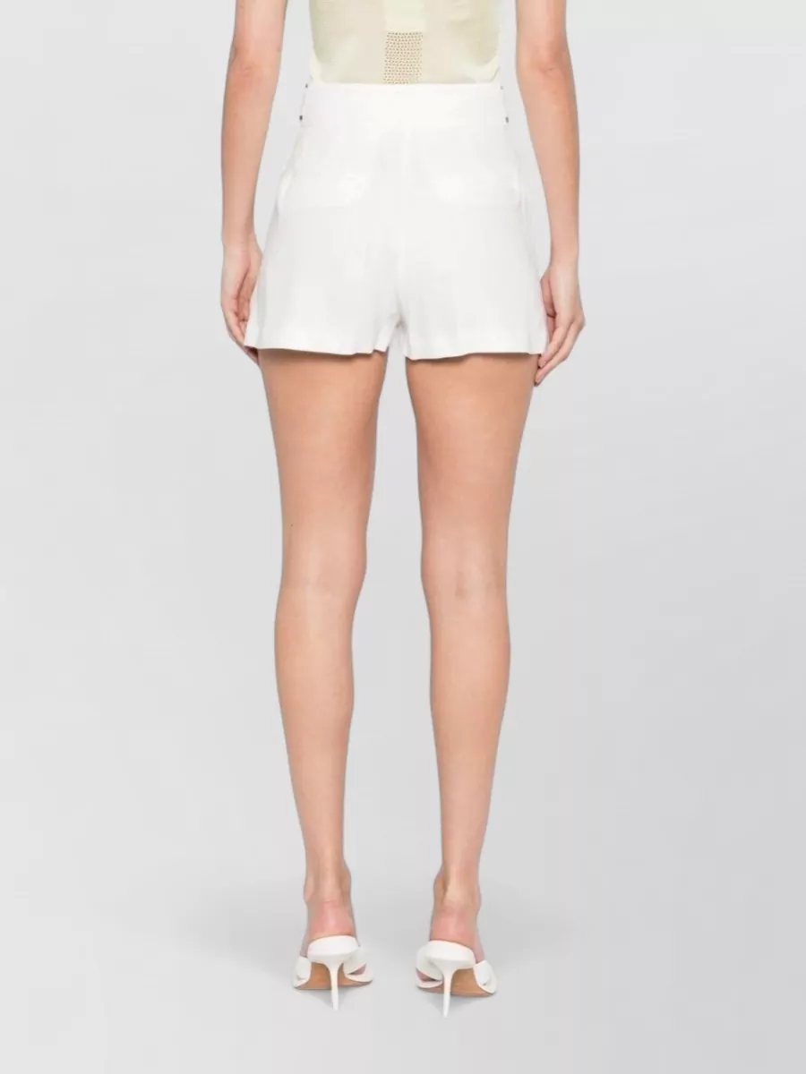Elisabetta Franchi Linen Tailored Shorts