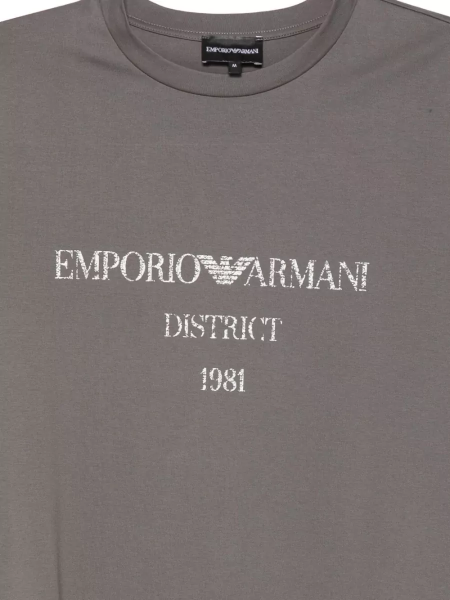 Emporio Armani Logo cotton t-shirt