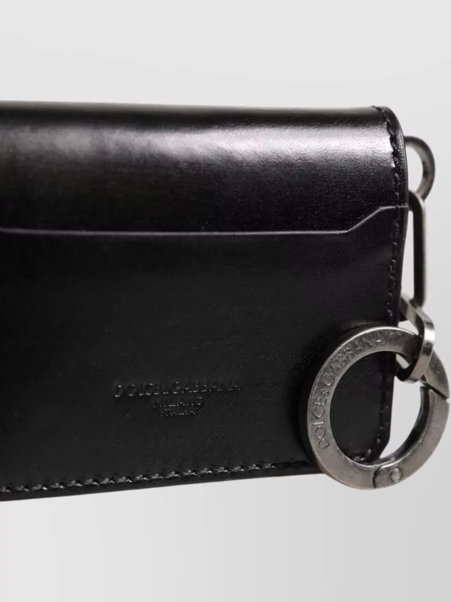 Dolce&Gabbana Leather Keyring Card Holder