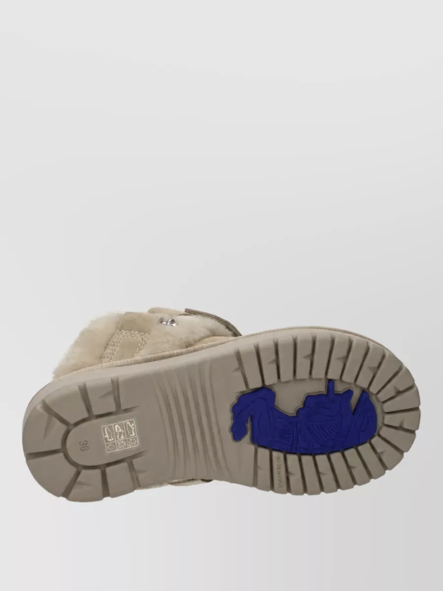 Burberry Suede Leather Slippers
