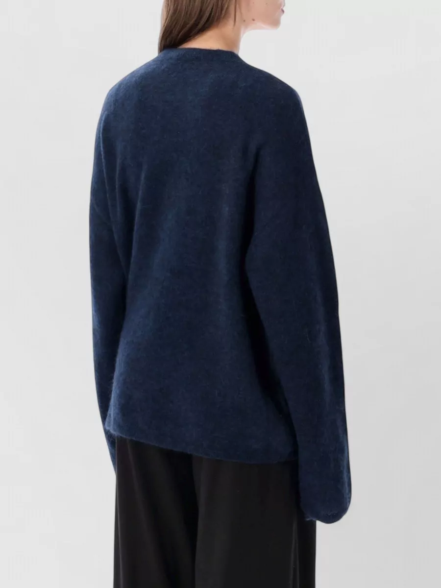 The Frankie Shop Mohair Fuzzy Relaxed-Fit Sweater