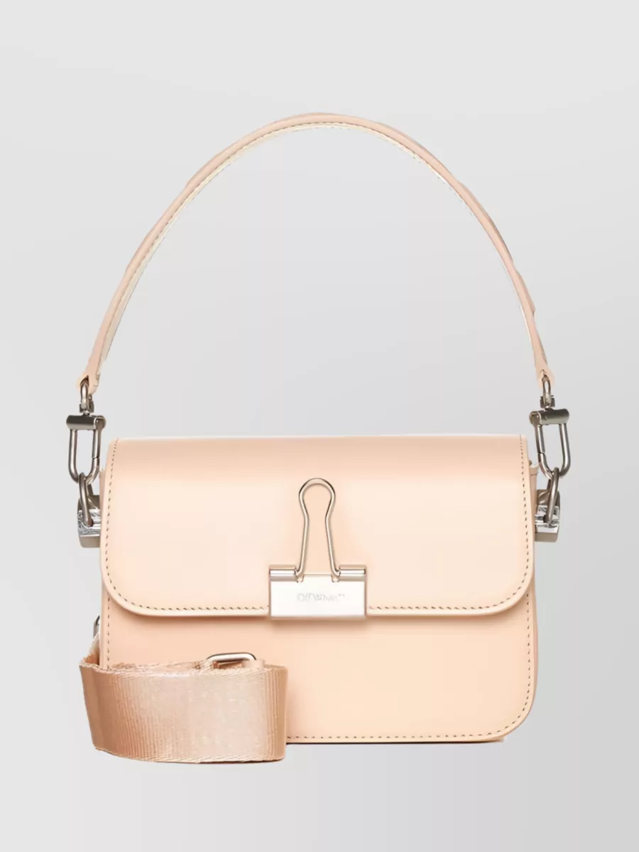 Off-white Small Binder Shoulder Bag In Pastel