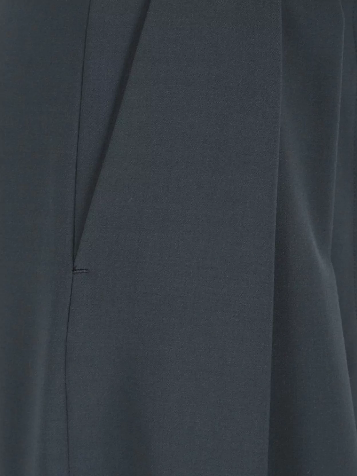 Dries Van Noten High Waist Pleated Wide Leg Trousers In Blue