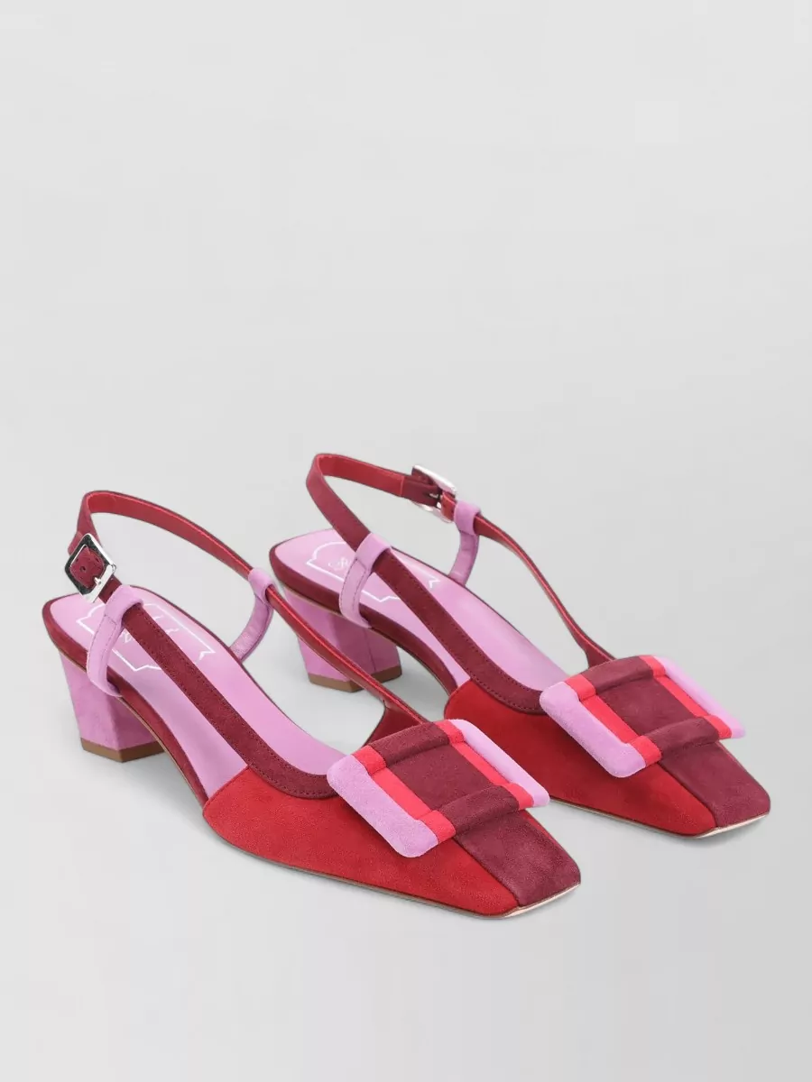 Roger Vivier Leather Slingback Pumps