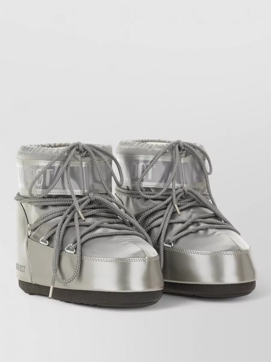 Moon Boot Glazed Satin Snow Boots