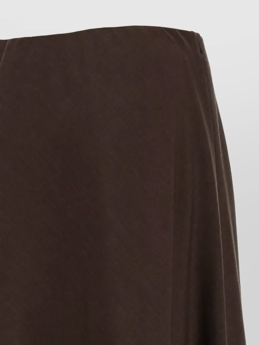 Brunello Cucinelli Cashmere High-Rise A-Line Midi Skirt