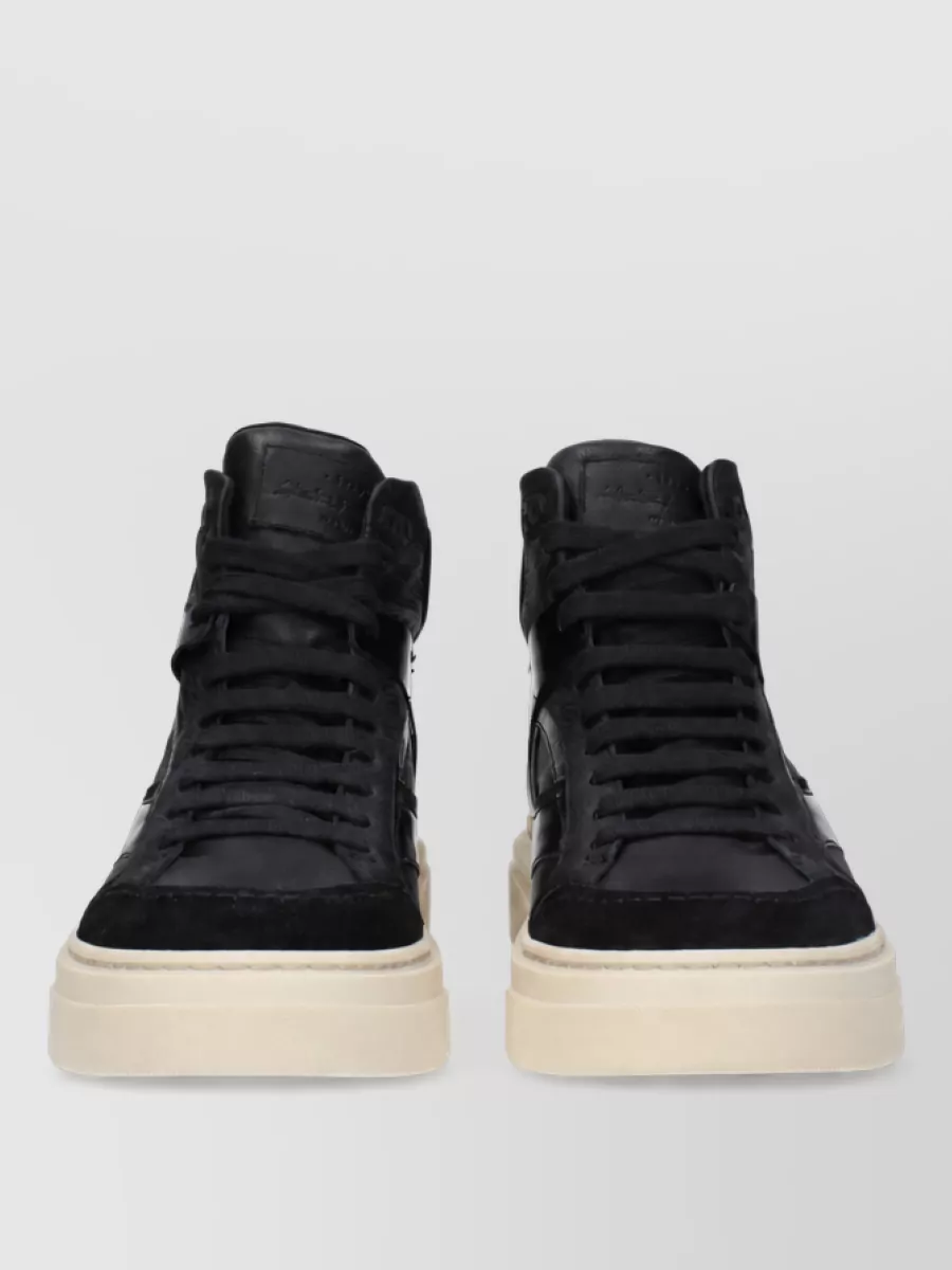 Ferragamo leather sneakers